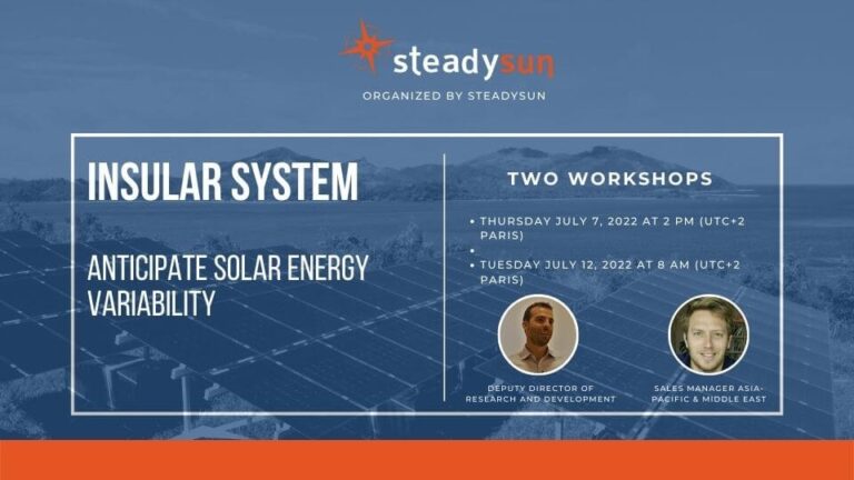 Steadysun webinar visual on solar variability in island systems