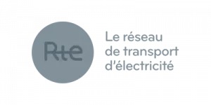 Logo of Rte (Le réseau de transport d'électricité) - grey