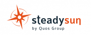 Logo of Steadysun - dark design