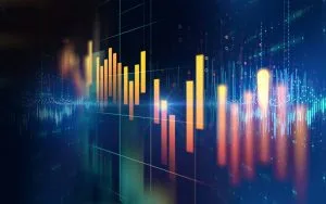 Illustration fictive de prévisions pour le trading énergétique