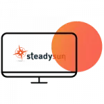 Computer screen displaying SteadySun