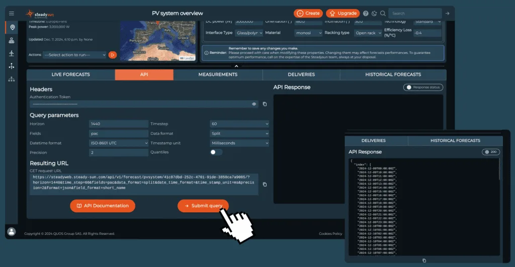 SteadyWeb API overview