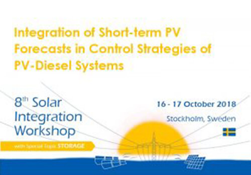 Banner for 8th Solar Integration Workshop in Sweden 2018