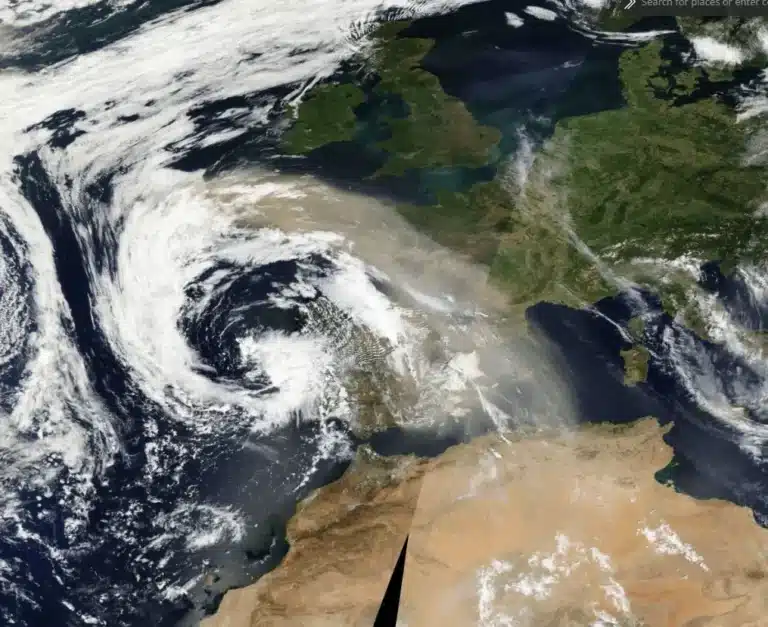 NASA Terra MODIS satellite image