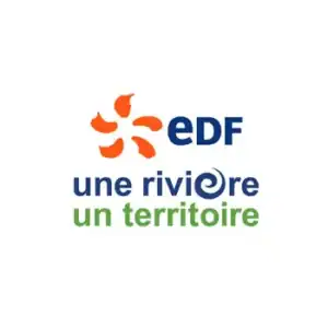 Logo of EDF, une rivière un territoire